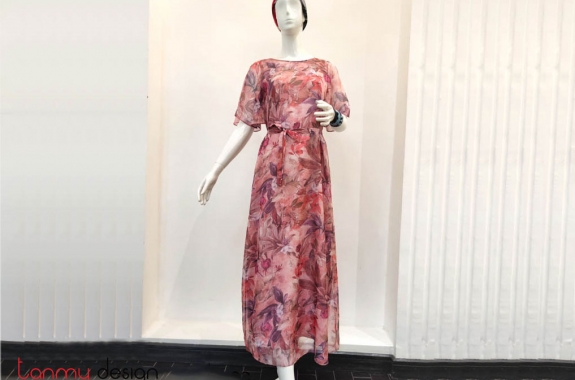 Emma Floral silk dress 1
